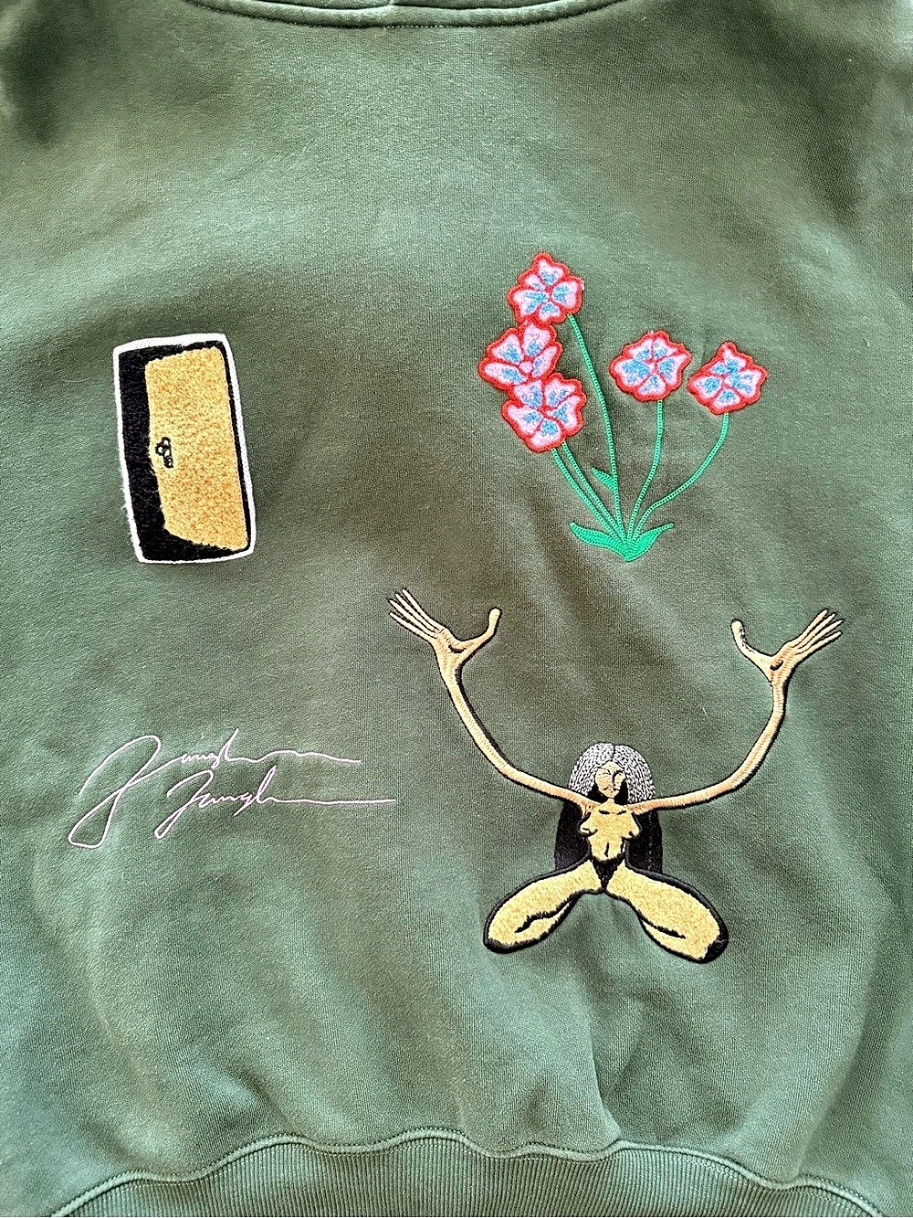 Jungles Graphic Embroidered Hoodie